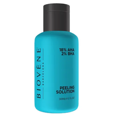 Immagine prodotto di Siero viso esfoliante Biovene con 18% AHA e 2% BHA , 30ml