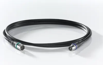 Produktbild von Wisi DS 37 U 0500, 5 m, IEC, IEC, Schwarz