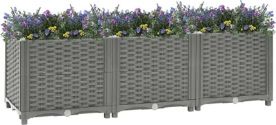 Zdjęcie produktu dla vidaXL Podwyższone łóżko 120x40x38 cm Polipropylen