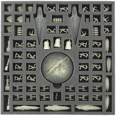 Image de Insert en mousse de 30 mm avec 67 compartiments pour Star Wars Rebellion