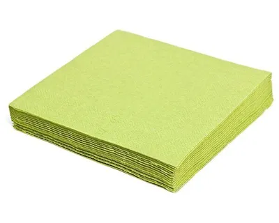 Produktbild von 250x Servietten 33 x 33 cm 1/4 -Falz 2-lagig gelbgrün
