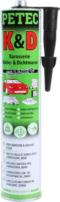 Produktbild von PETEC Karosserie Klebe-& Dichtmasse Black, 310 ml