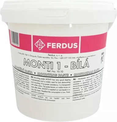 Immagine prodotto di Pasta di montaggio Ferdus 1l bianco