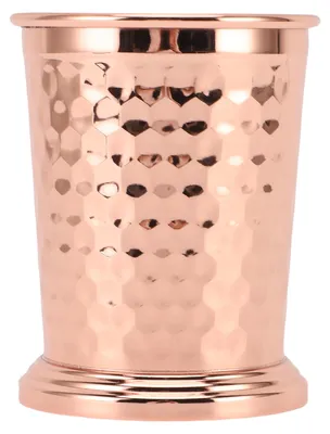 Produktbild von Trinkbecher aus Edelstahl 304, 400 ml Fassungsvermögen, Cocktailglas für Bier, Saft, Getränke, Party, Barzubehör, verkupfert
