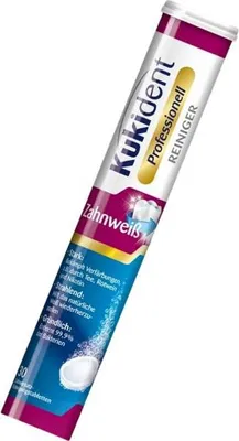 Produktbild von Kukident Professionell Zahnweiß-Tabs - 30 Zahnersatzreinigungstabletten