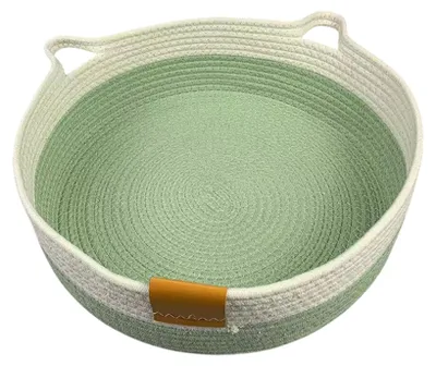 Katzenbett, 50 cm, faltbar, atmungsaktiv, kratzfest, hellgrün