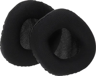 Produktbild von vhbw Ohrpolster kompatibel mit Corsair Void PRO RGB Kopfhörer Headset, Kunststoff Schwarz