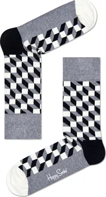Produktbild von Graue Happy Socks Strümpfe FO01