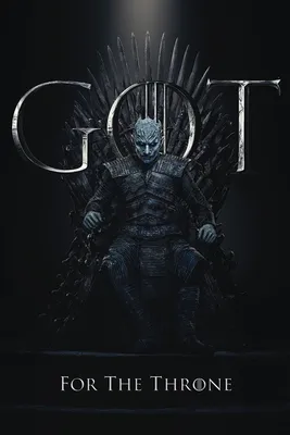 Produktbild von Poster Spiel der Throne der König der Nacht für den Thron