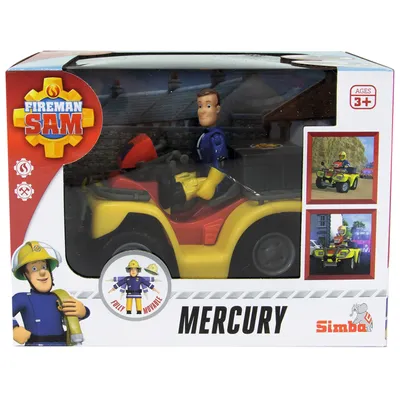 Produktbild von SIMBA Feuerwehrmann Sam Quad Mercury mit Figur 925-7657