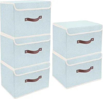 Image de Lot de 5 housses de protection lavables pour vêtements et jouets