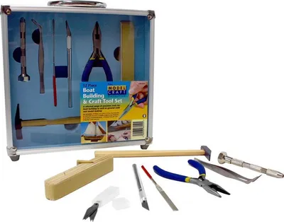 Produktbild von Modelcraft-Werkzeuge für Schiffsmodellbauer (12-teiliges Set)