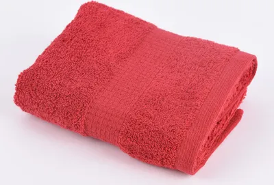 Produktbild von Qualitätsfrottee Handtuch 100% Baumwolle 500g/qm rot Größe  Handtuch 50 x 100 cm