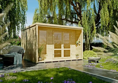Produktbild von Gartenhaus Indianapolis 3,50x3,56 m