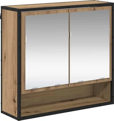 Obrázek produktu pro vidaXL Nástěnný věšák s policí Nástěnný dub Artisan 65 x 20 x 60 cm