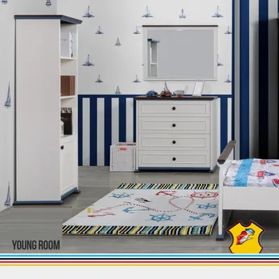 Produktbild von Regal Schrank Bücherschrank für Kinderzimmer Jugendzimmer Weiß Neu