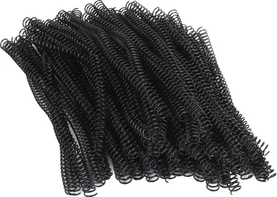 Obrázok produktu pre 100 ks viazacích špirál Priemer 12,7 mm 48 zubov 4: 1 90 kusov A4 Kapacita papiera Viazacie špirály Ring Black