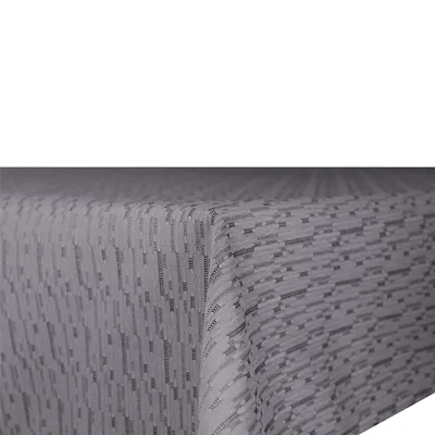 Produktbild von Tischdecke Outdoor 130x160 cm Dunkelgrau Jacquard wasserabweisend Garten Terrasse Balkon
