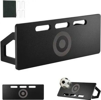 Imagen del producto de Tablero de rebote para fútbol mini, de 80 x 30 cm, con 2 posiciones, fabricado en HDPE, apto para niños y adultos, fácil de plegar