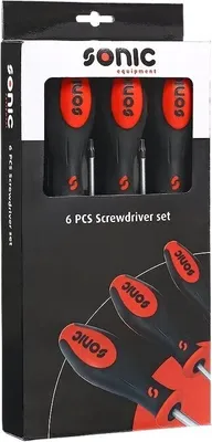 Produktbild von SONIC Schraubendreher-Set 600619 Chrom-Vanadium-Stahl Box