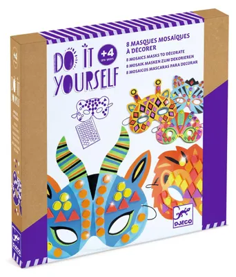 Immagine prodotto di Gioco creativo fai-da-te Maschere animali della giungla, Djeco