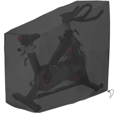 Immagine prodotto di Copertura per cyclette da interno, impermeabile, anti-UV, realizzata in tessuto Oxford, con custodia e corda antivento