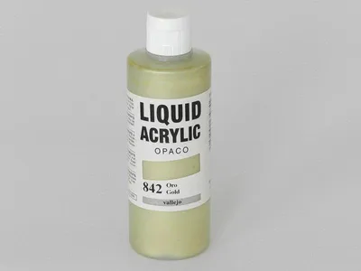 Produktbild von Gold 200ml Vallejo Airbrush Farbe 842