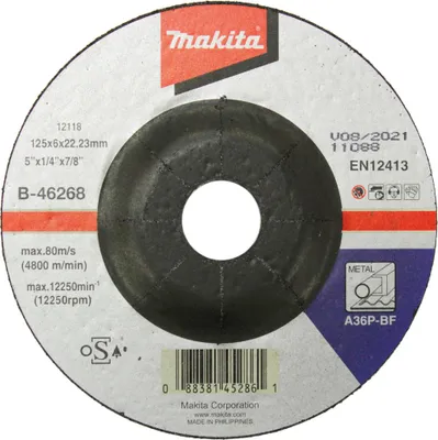 Produktbild von Makita Schruppscheibe Ø 125 mm 6,0 mm A36P-BF Stahl B-46268