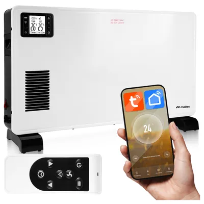 Produktbild von Elektroheizung Konvektor Heizgerät Heizlüfter mit Fernbedienung Thermostat MalTec Ch3500DW Turbo 2300W Wifi APP-Steuerung Timer 24h Anti-Frost, KI-generiertes Bild