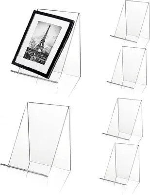 Produktbild von Famanu Bücherständer aus transparentem Acryl - Set von 6 Stück