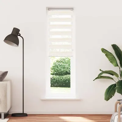 Immagine prodotto di vidaXL Tenda a rullo doppia marmo beige 60x230 cm larghezza tessuto 55,9 cm poliestere