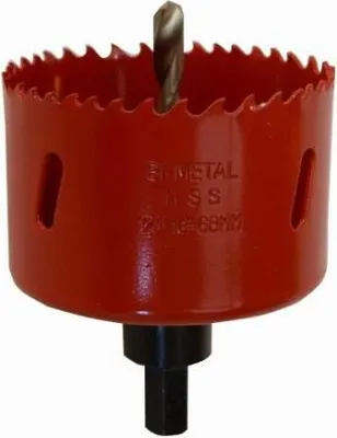 Image de Trépan complet Ø 68 mm HSS carbone RISS - avec arbre et foret pilote - 3125P006800