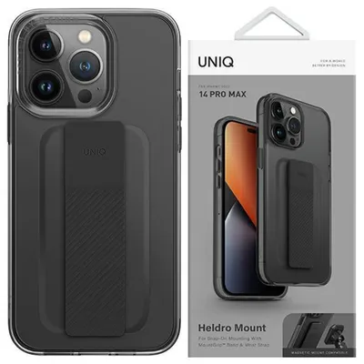 Produktbild von Uniq Etui Heldro Mount Iphone 14 Pro Max 6,7"" Szary/Vapour Rauch