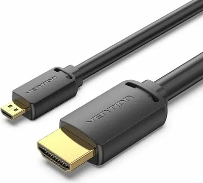 Produktbild von Vention AGIBI, 3 m, HDMI Typ D (Mikrofon), HDMI Typ A (Standard), Schwarz
