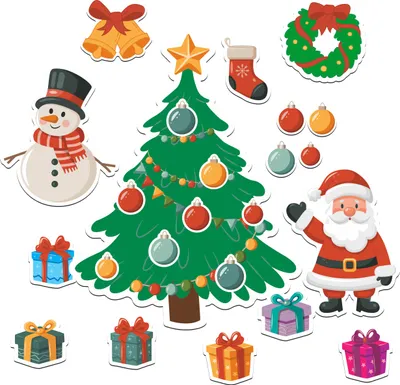 Produktbild von Weihnachtliche Kühlschrankmagnete – Kreatives Magnetpuzzle für Kinder