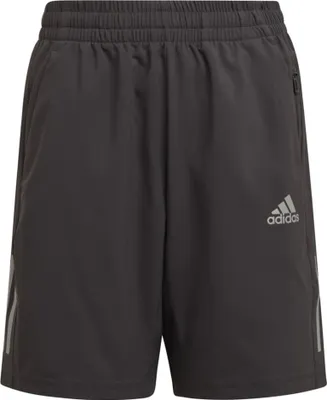 Produktbild von Adidas Jungen kurze Sporthose mit Aeroready Technologie, Modell HP1094, Graphit