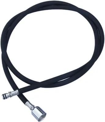Productafbeelding van Vervangingsslang - Premium nylon filament vervangingsslang - 150 cm lengte - Grijs en zwart - Snap-zwart