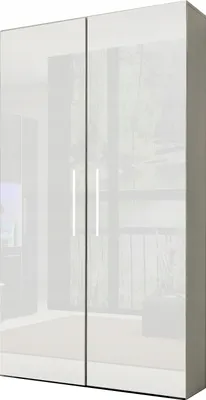 Produktbild von Moderner geräumiger Kleiderschrank Balbina -  (Weiss)