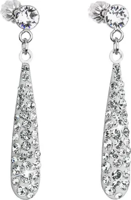 Image de Belles boucles d'oreilles avec cristaux 31163.1 Cristal