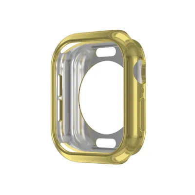 Immagine prodotto di Per Apple Watch Series 11 / 10 42 mm TPU Custodia protettiva con design a fori rotondi Oro