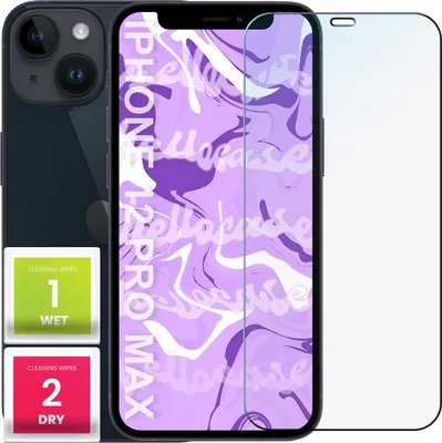 Produktbild von Glas für IPHONE 12 PRO MAX Panzerglas Panzerfolie Schutzglasfolie Displayschutzglas Echt Glas Schutz Folie Display Glasfolie 9H HELLOCASE
