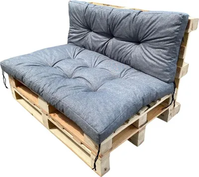 Produktbild von Gartenkissen für Palettenbank Gartenmöbel 120x80 + 120x40 SET