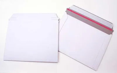 Produktbild von Vollpapp-Versandtaschen 20x15cm mit starkem Klebstoff (10 Stück) [LRM1]
