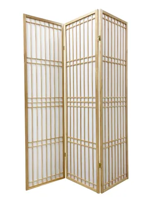 Produktbild von Fine Asianliving Paravent Japanische Trennwand Shoji B135xH180cm Raumteiler Natur - Tokyo