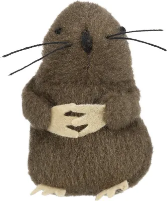 Produktbild von TRIXIE Maulwurf, Katze, Plüschspielzeug, Braun, Plüsch, Akku, LR41