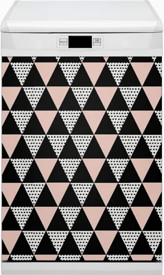 Produktbild von Abwaschbar 45x80 cm Geschirrspüle Magnetmatte Küche Dekorative  - Geometrische Dreiecke