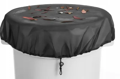 Produktbild von Schutznetz für Regentonne 100 cm – Abdeckung gegen Laub und Schmutz – Gartenzubehör Wassertank
