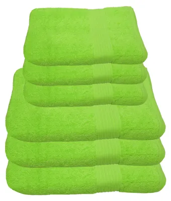 Produktbild von Julie Julsen Handtuch Set Apfelgrün,Set:6 tlg. 3 Badetücher 3 Handtücher