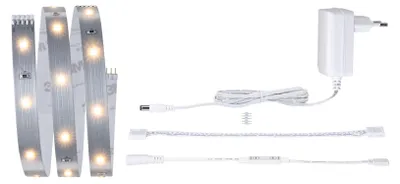 Produktbild von Paulmann 78895, Universalstreifenleuchte, Ausrichtung, Drinnen, Schlafzimmer, Silber, Kunststoff