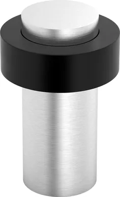 Produktbild von Premium Edelstahl Türstopper für Haustüren, für Eingangstüren, Edelstahl AISI 304, Türpuffer, Wandschutz, Türstopper Boden, Wand-Stopper, Gummi-Puffer